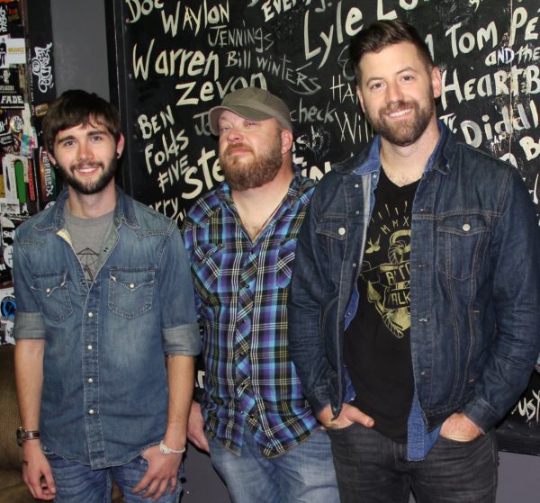 Members (l-r in the image above):  Jory Hutchens (fiddle), Paul Priest (bass & vocals) and Josh Mitcham (guitar & vocals).