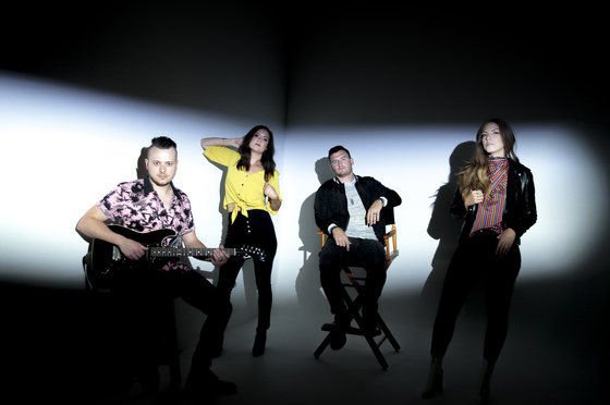 L-R: Blake Mohler, Suzanne Dennis, Zach Laughlin, Allie Johnson Photo Credit: Logen Christopher