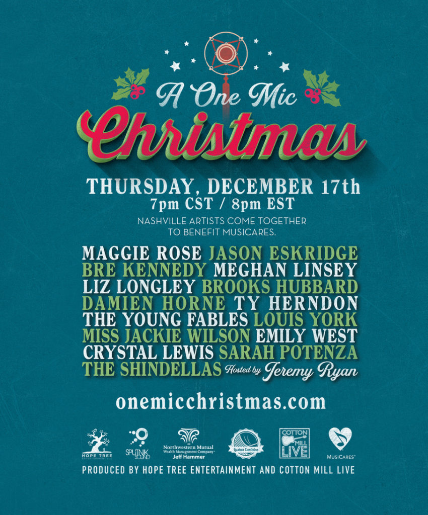 A One Mic Christmas Poster for Musicares